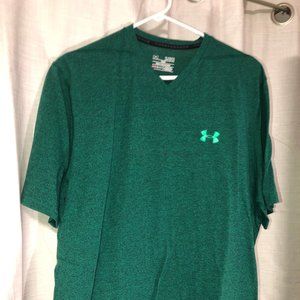 Under Armour Threadborne Heat Gear T-shirt size XL (Green)